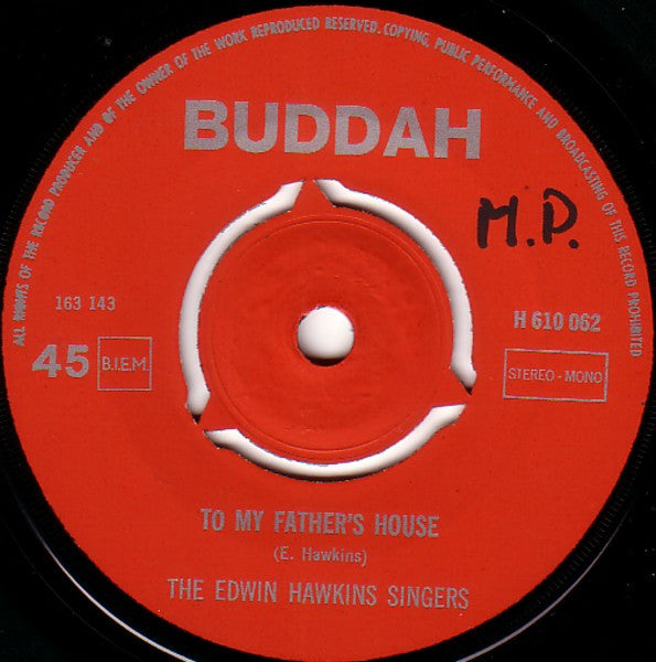 Edwin Hawkins Singers : To My Father's House (7", Single)