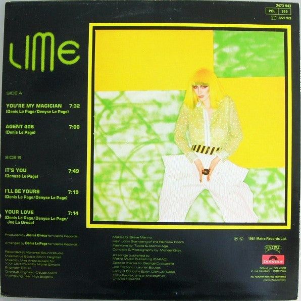 Lime (2) : Your Love (LP, Album)