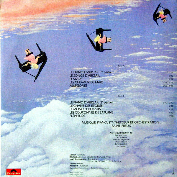 Saint-Preux : Le Piano D'Abigail (LP, Album)