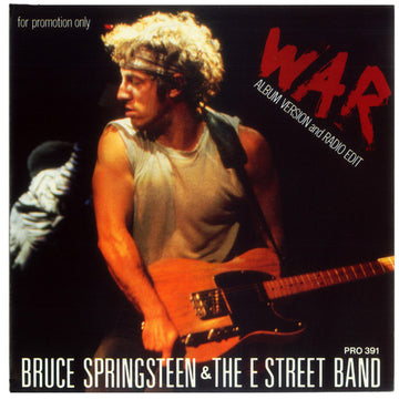 Bruce Springsteen & The E-Street Band : War (7", Promo)