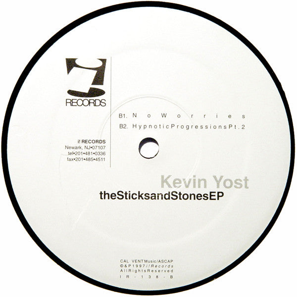 Kevin Yost : The Sticks And Stones EP (12", EP)