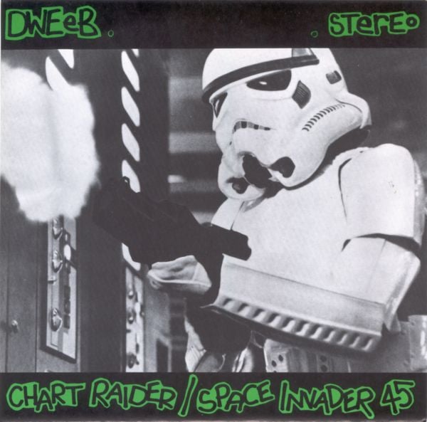 Dweeb : Chart Raider / Space Invader 45 (7", Single, Gre)