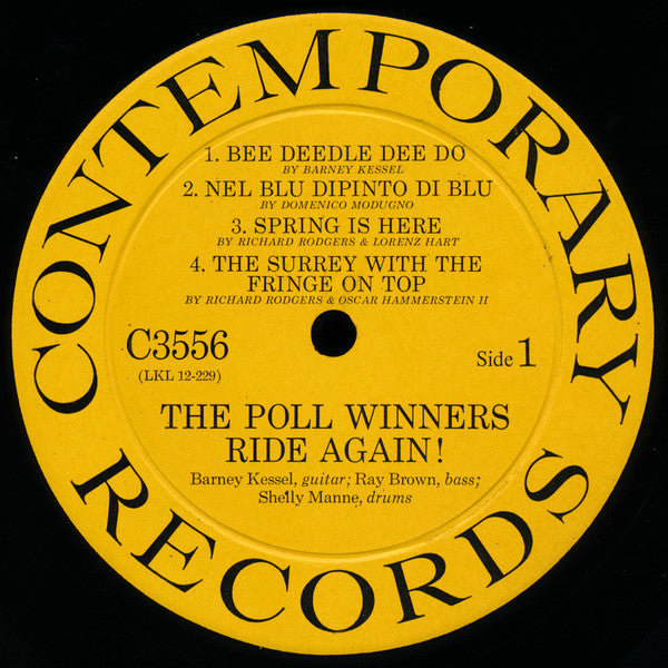 The Poll Winners : Ride Again! (LP, Album, Mono)