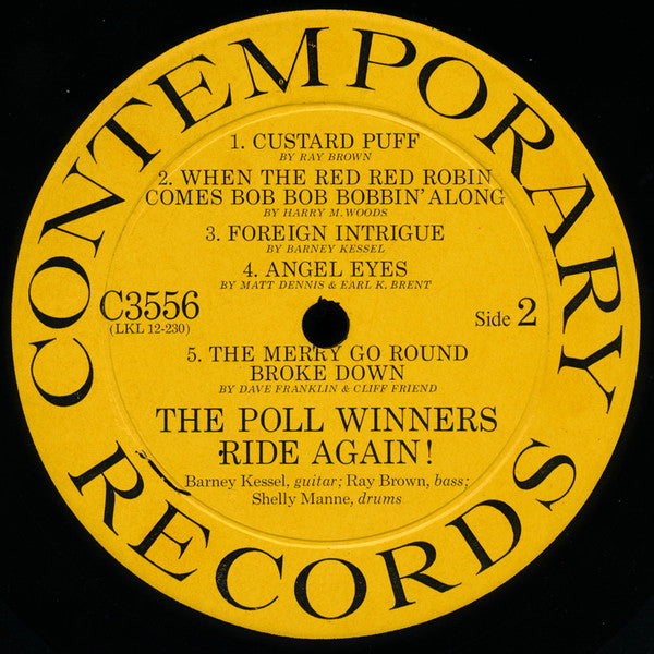 The Poll Winners : Ride Again! (LP, Album, Mono)