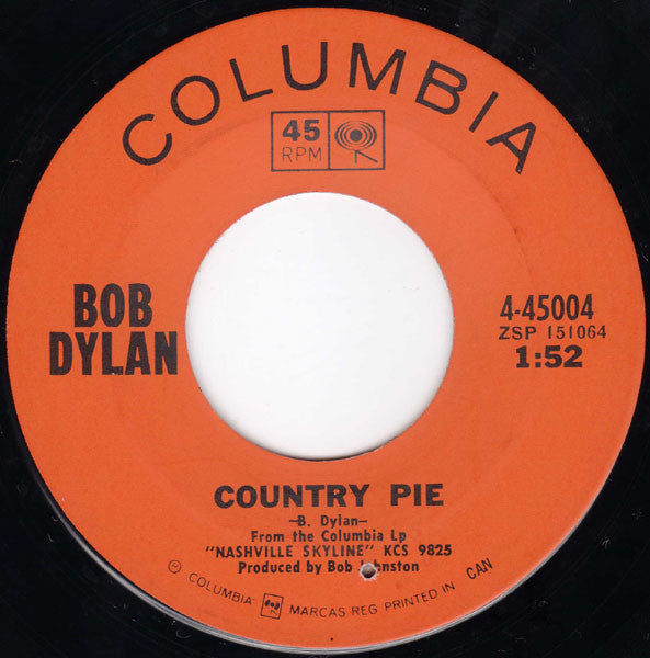 Bob Dylan : Tonight I'll Be Staying Here With You (7", Single)