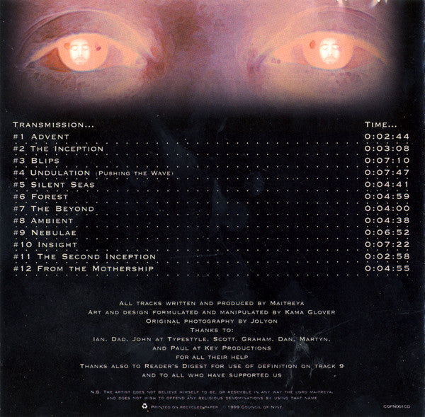 Maitreya : From The Mothership (CD, Album)