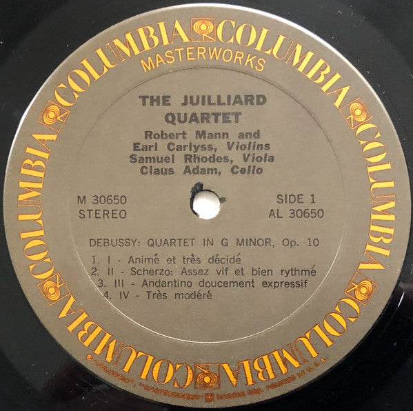 Debussy* / Ravel* - The Juilliard Quartet* : String Quartets (LP, Album)