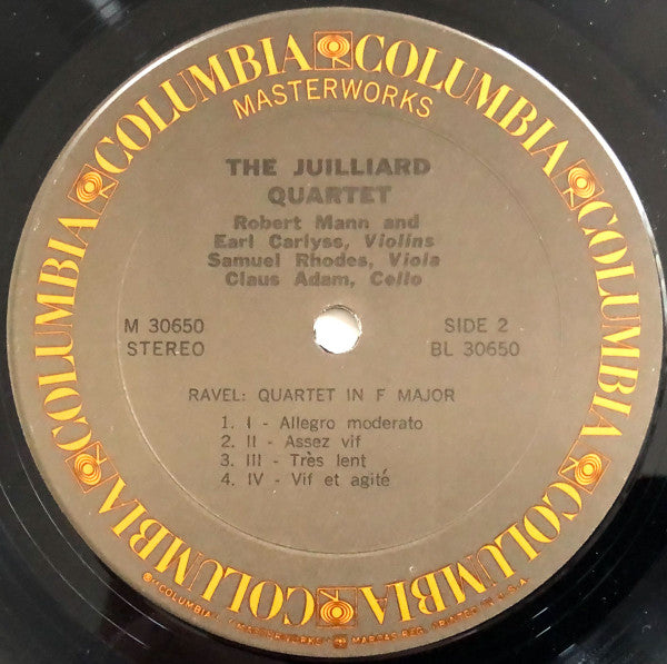 Debussy* / Ravel* - The Juilliard Quartet* : String Quartets (LP, Album)