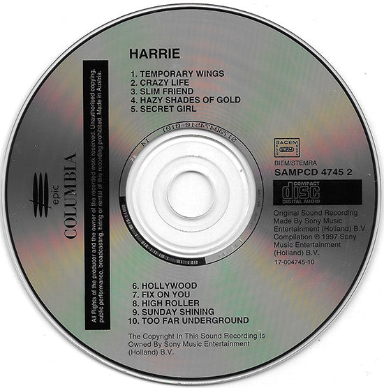 Various : Harrie (CD, Comp, Promo)