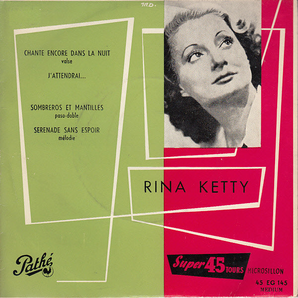 Rina Ketty : Chante Encore Dans La Nuit (Valse) (7", EP)