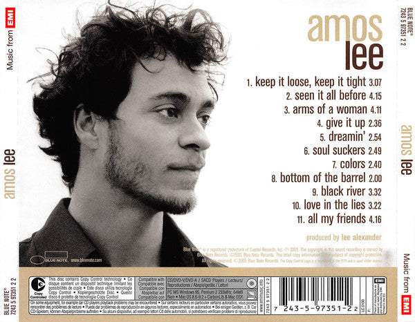 Amos Lee : Amos Lee (CD, Album, Copy Prot.)