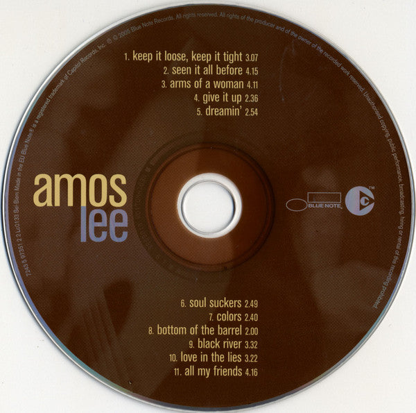 Amos Lee : Amos Lee (CD, Album, Copy Prot.)