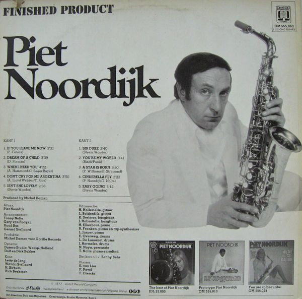 Piet Noordijk : Finished Product (LP, Album)