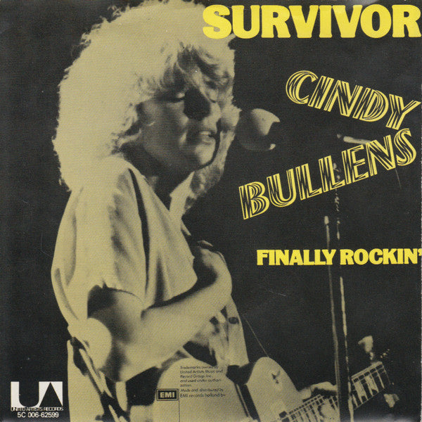 Cindy Bullens : Survivor (7", Single)