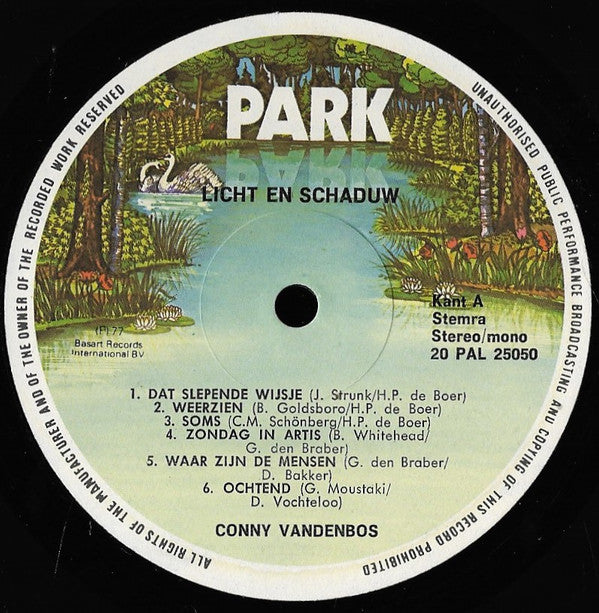 Conny Vandenbos : Licht En Schaduw (LP, Album, Gat)