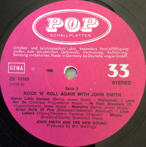 John Smith And The New Sound : Rock'n Roll Again With John Smith (LP)