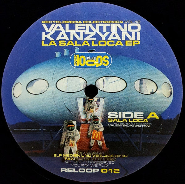 Valentino Kanzyani : La Sala Loca EP (12", EP)