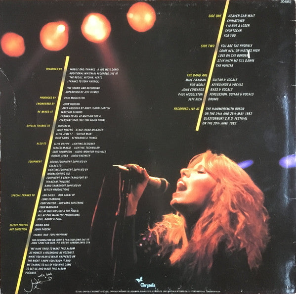 Judie Tzuke : Road Noise (LP, Album)