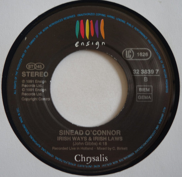 Sinéad O'Connor : Silent Night (7", Single)