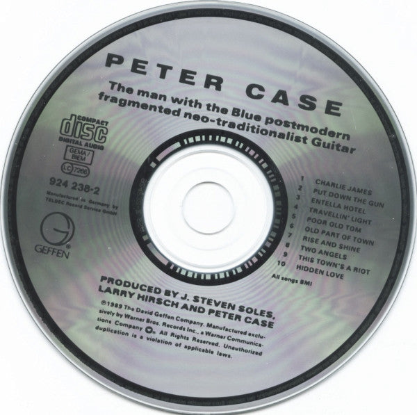Peter Case : The Man With The Blue Postmodern Fragmented Neo-Traditionalist Guitar (CD, Album)