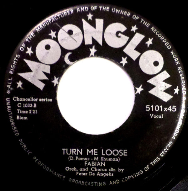 Fabian (6) : Stop Thief! / Turn Me Loose (7", Single)