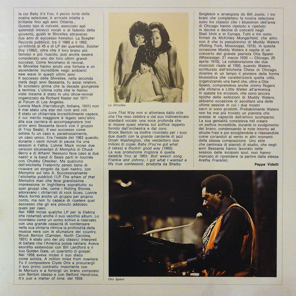 Various : Carla Thomas / The Shirelles / Lonnie Mack / Brook Benton / Otis Spann / Muddy Waters  (LP, Comp)