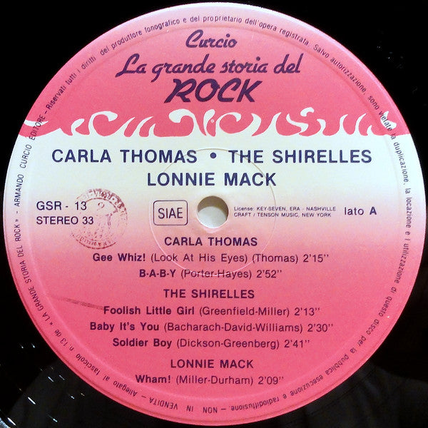 Various : Carla Thomas / The Shirelles / Lonnie Mack / Brook Benton / Otis Spann / Muddy Waters  (LP, Comp)