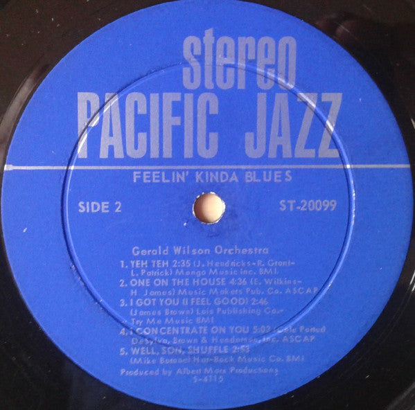 Gerald Wilson Orchestra : Feelin' Kinda Blues (LP, Album)