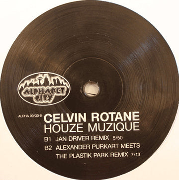 Celvin Rotane : Houze Muzique (12")