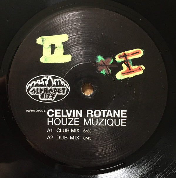 Celvin Rotane : Houze Muzique (12")