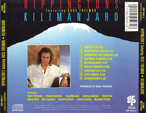 The Rippingtons Featuring Russ Freeman (2) : Kilimanjaro (CD, Album)