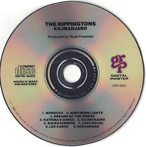 The Rippingtons Featuring Russ Freeman (2) : Kilimanjaro (CD, Album)