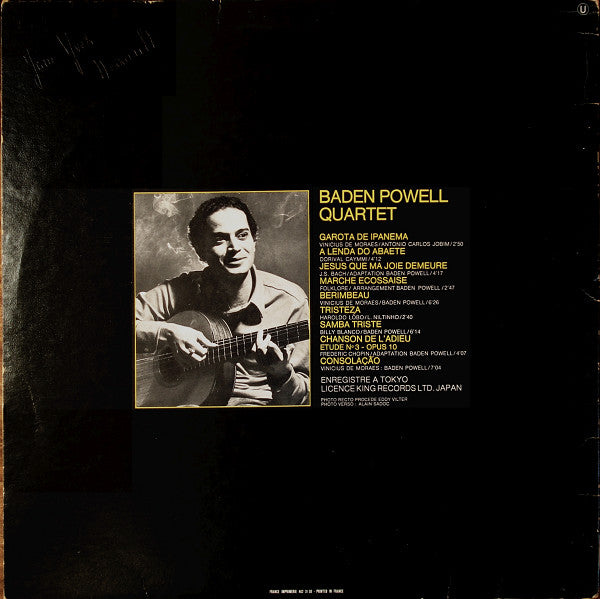 Baden Powell : Face Au Public (LP, Album)