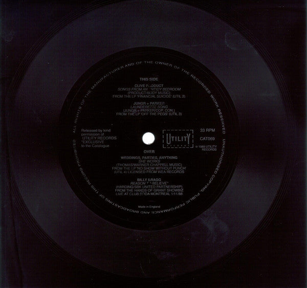 Various : Utility Records Sampler (Flexi, 7", Shape)