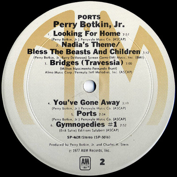 Perry Botkin Jr. : Ports (LP, Album)