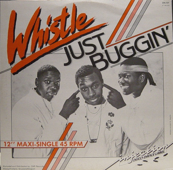 Whistle : Just Buggin' (12", Maxi, Pic)