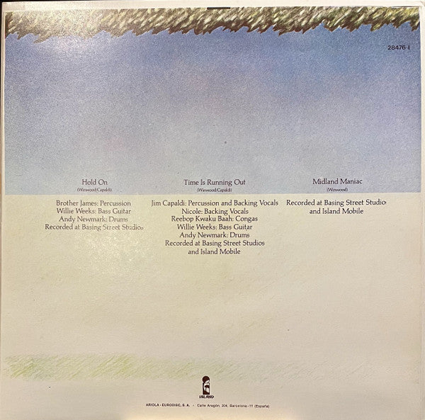 Steve Winwood : Steve Winwood (LP, Album)