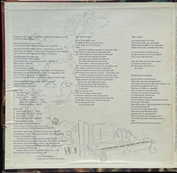 Victoria* : Victoria (LP, Album, Pre)