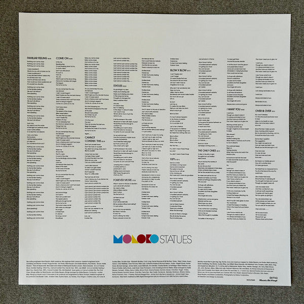 Moloko : Statues (2xLP, Album, Ltd, Num, RE, Pin)