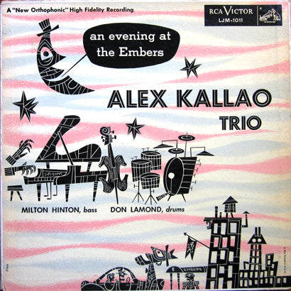 Alex Kallao Trio : An Evening At The Embers (LP, Album, Mono)