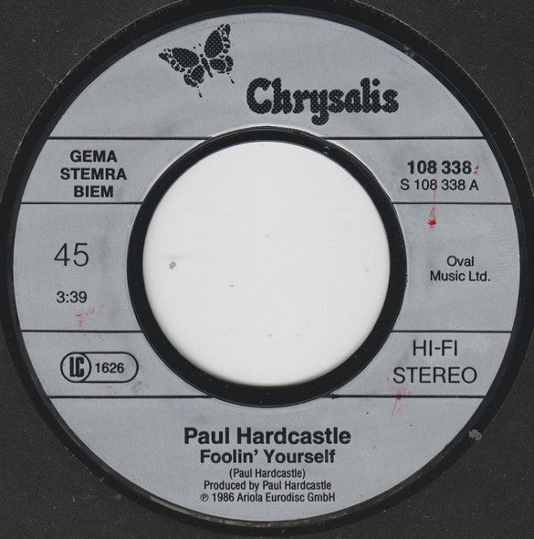 Paul Hardcastle : Foolin' Yourself (7", Single)