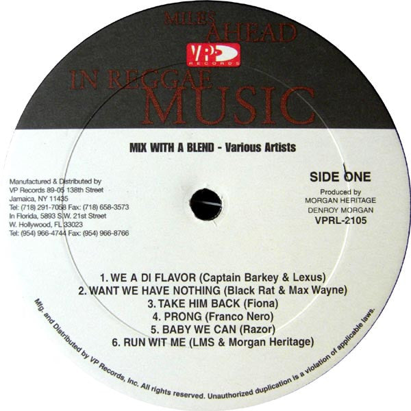 Various : Mix With A Blend (LP, Comp)