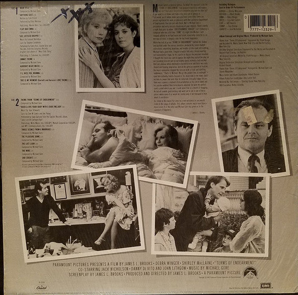 Various : Terms Of Endearment (Music And Dialogue From The Motion Picture) (LP, Comp)