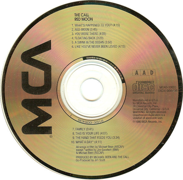 The Call : Red Moon (CD, Album)