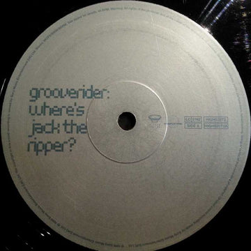 Grooverider : Where's Jack The Ripper? (12")