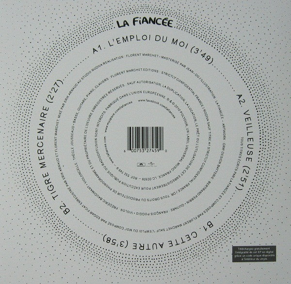 La Fiancée : Un (10", EP, Whi)