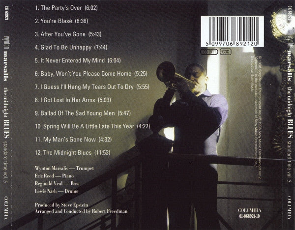 Wynton Marsalis : The Midnight Blues (Standard Time Vol. 5) (CD, Album)
