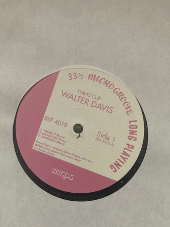 Walter Davis Jr. : Davis Cup (LP, Album, Mono, Ltd, RE, RM, Unofficial, 180)