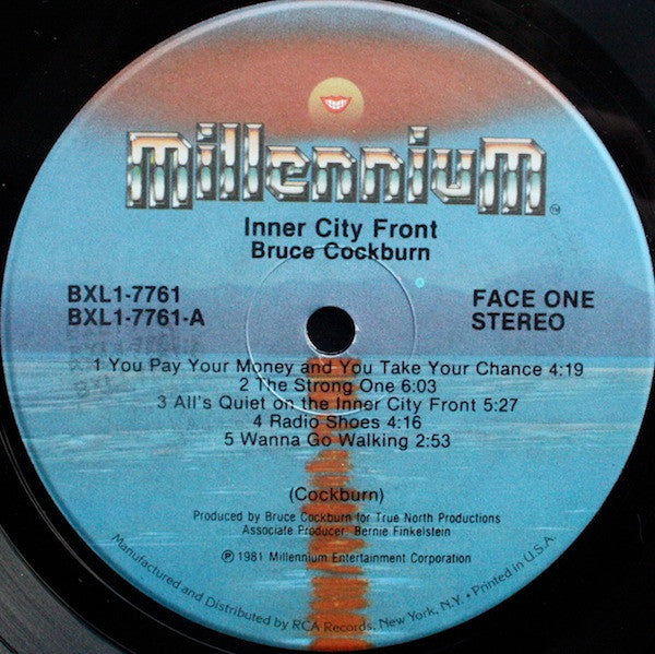 Bruce Cockburn : Inner City Front (LP, Album, Ind)