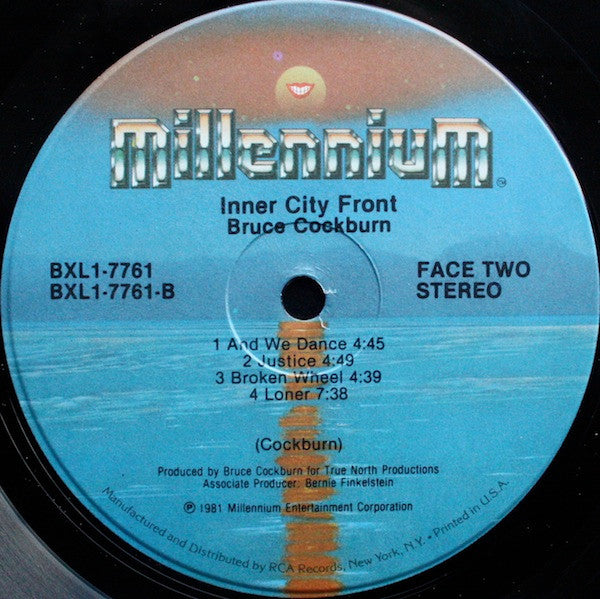 Bruce Cockburn : Inner City Front (LP, Album, Ind)